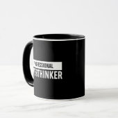 Beruflich Overthinker Tasse (Vorderseite Links)