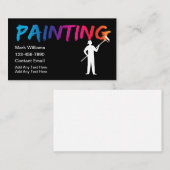 Beruflich Painter Contractor Businesscard Visitenkarte (Vorne/Hinten)