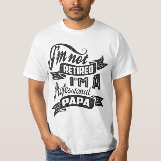 Beruflich Papa T-Shirt (Vorderseite)
