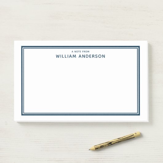 Beruflich Personalisiert Post-it Klebezettel (Auf Schreibtisch)