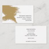 Beruflich Pinselstrich Stroke House Painter Visitenkarte (Vorne/Hinten)