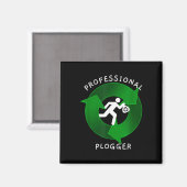 Beruflich Plogger - Jogger-Plogging-Umgebung Magnet (Vorderseite/Rückseite)