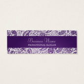 Beruflich Price Tag Fashion Paisley Lila (Rückseite)