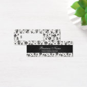 Beruflich Price Tag Salon Floral Black (Schreibtisch)