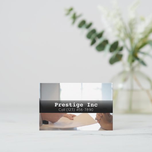 Beruflich-Property-Manager Visitenkarte (Stehend Vorderseite)