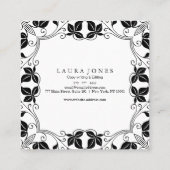 Beruflich Quadratische Visitenkarte (Rückseite)