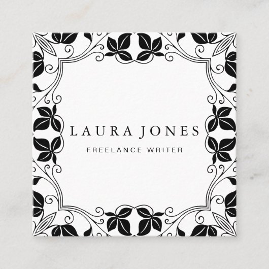 Beruflich Quadratische Visitenkarte (Vorderseite)