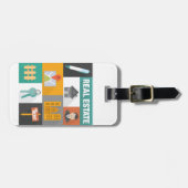 Beruflich Real Anwesen Agent Gepäckanhänger (Vorderseite horizontal)