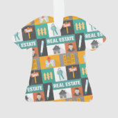 Beruflich Real Anwesen Agent Ornament (Rückseite)