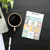 Beruflich Real Anwesen Agent Post-it Klebezettel