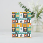 Beruflich Real Anwesen Agent Postkarte (Stehend Vorderseite)