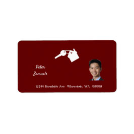 Beruflich Real Anwesen Agent Rücksendeadresse Adressaufkleber