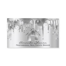 Beruflich Real Anwesen Broker Agent Silver Gray