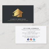 Beruflich Real Anwesen Broker Agent Visitenkarte (Vorne/Hinten)