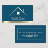 Beruflich Real Anwesen Broker House Roof Visitenkarte (Vorne/Hinten)