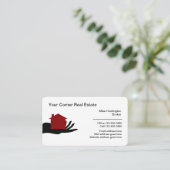 Beruflich Real Anwesen Broker Visitenkarte (Stehend Vorderseite)