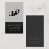 Beruflich | Real Anwesen | Ledertrimm Visitenkarte (Vorne/Hinten)