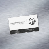 Beruflich | Realtor Investor Magnetische Visitenkarte (Beispiel)