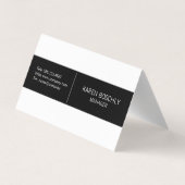 Beruflich | Realtor Investor Visitenkarten (Rückseite)