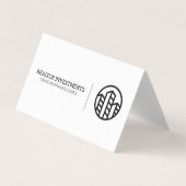 Beruflich | Realtor Investor Visitenkarten (Vorderseite)