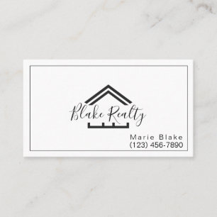Beruflich Realtor Realty Visitenkarte