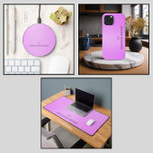 Beruflich rosa Mit Monogramm Schreibtischmatte