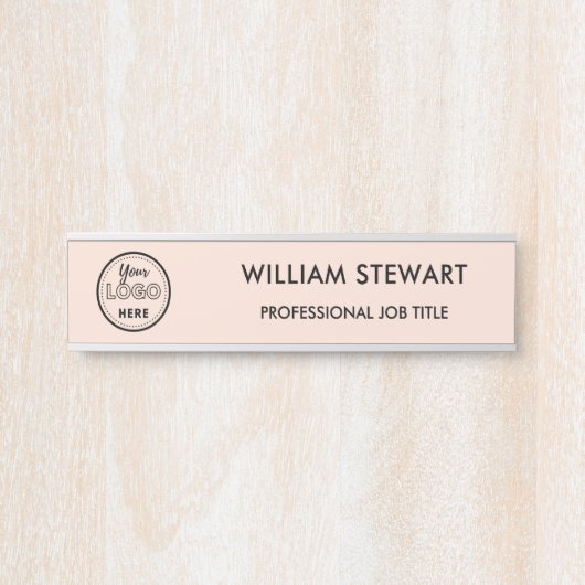 Beruflich-Rosa-Mitarbeitertür-Zeichen Türschild (Vorderseite )