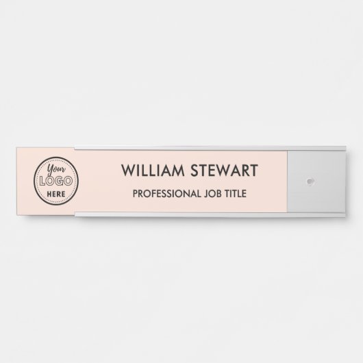 Beruflich-Rosa-Mitarbeitertür-Zeichen Türschild (Vorderseite )