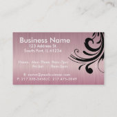 Beruflich Salon Stylist Termine Karten (Rückseite)