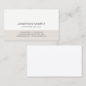 Beruflich sauber Schlicht Moderne Elegante Farben Visitenkarte (Vorne/Hinten)