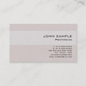 Beruflich schlicht Elegant Harmonische Farben Luxu Visitenkarte (Vorderseite)