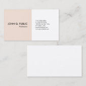 Beruflich schlicht Elegant Moderne Premium Silk Visitenkarte (Vorne/Hinten)