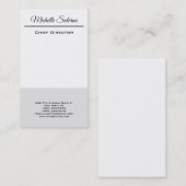 Beruflich Schlicht Minimalistisch Visitenkarte (Vorne/Hinten)