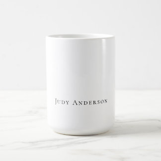 Beruflich Schlicht modern elegant Ihr Name Kaffeetasse