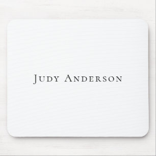 Beruflich Schlicht modern elegant Ihr Name Mousepad