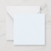 Beruflich Schlichte Moderne Minimalistische Alice Mitteilungskarte (Rückseite)