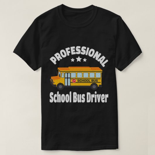 Beruflich School Bus Driver Schüler Leistung Bu T-Shirt (Design vorne)