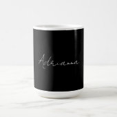 Beruflich schwarz fügen Sie Ihrem Namen Handschrif Kaffeetasse (Mittel)