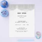 Beruflich Schwarz und Weiß Flyer (Einzeln)