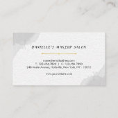 Beruflich Schwarz und Weiß Treuekarte (Rückseite)