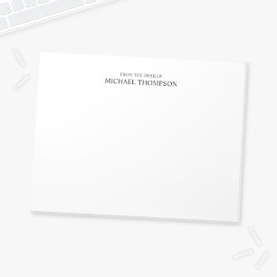 Beruflich Schwarz/Weiß Notizblock