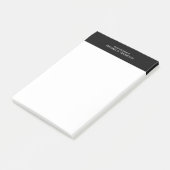 Beruflich Schwarz/Weiß Post-it Klebezettel (angewinkelt)