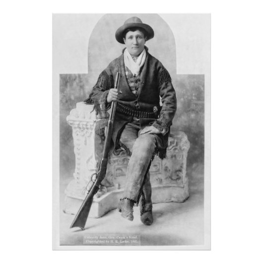 Beruflich Scout Calamity Jane 1895 Fotodruck (Vorne)