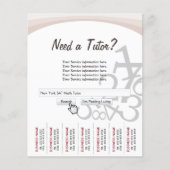 Beruflich Search Bar Math Tutor-Flyer Flyer (Vorne)
