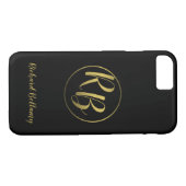 Beruflich Simple Black Gold - iPhone Case (Rückseite (Horizontal))
