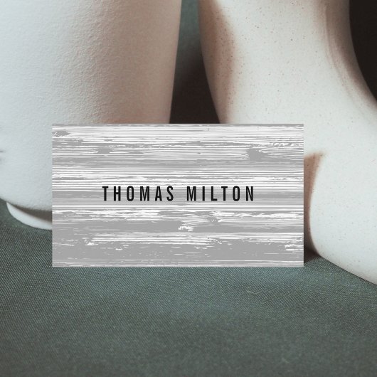 Beruflich Simple Gray Lines Consultant Visitenkarte