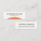 Beruflich Simple Mini Visitenkarte (Vorne/Hinten)