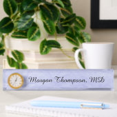 Beruflich Simple Vintag Blue Namensplakette