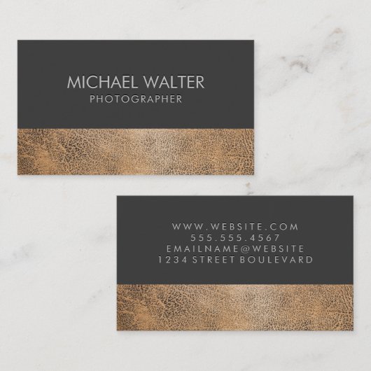 Beruflich Sleek Visitenkarte (Vorne/Hinten)