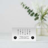 Beruflich Sound Engineer Music DJ Audio-Kontrolle Visitenkarte (Stehend Vorderseite)